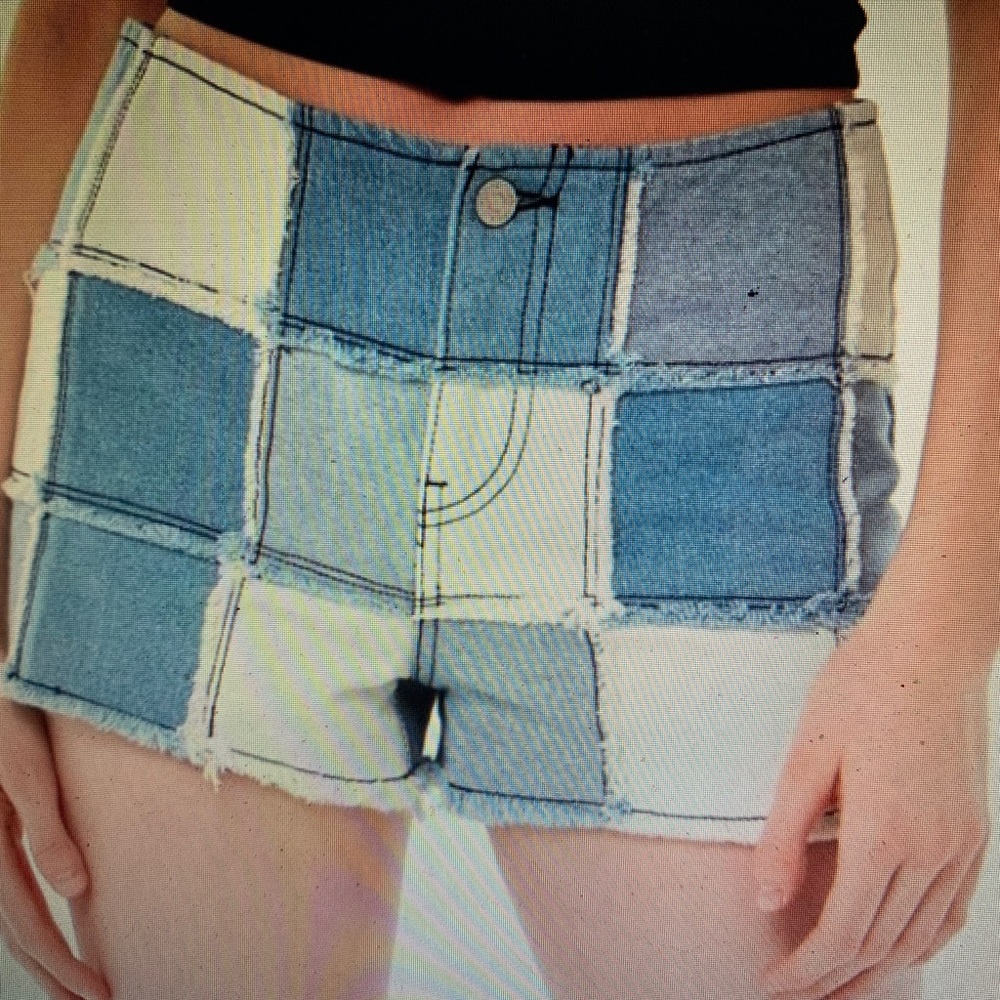 Urban Outfitters BDG Patched Denim Shorts